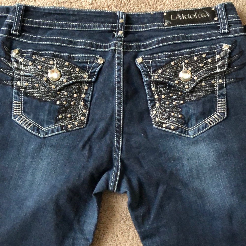 🔥LA Idol Bling wing jeans🔥